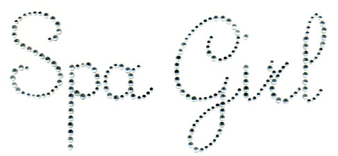 Spa Girl - Iron-on SnappyBling