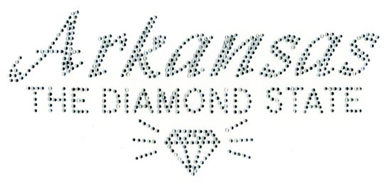 Arkansas (Letters) Iron-on SnappyBling