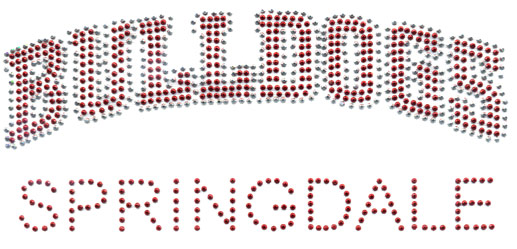 Springdale Bulldogs - Red Letters
