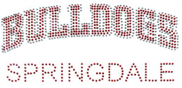 Springdale Bulldogs - Red Letters