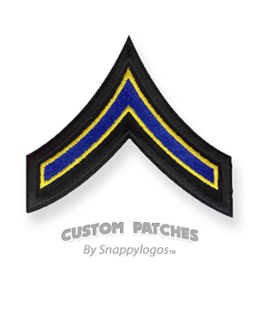 Black w/royal & gold stripe