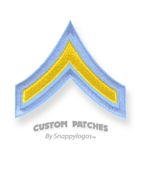 Lt. Blue w/Gold Stipes