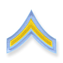 Lt. Blue w/Gold Stipes