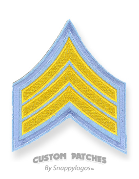 Lt. Blue w/Gold Stipes
