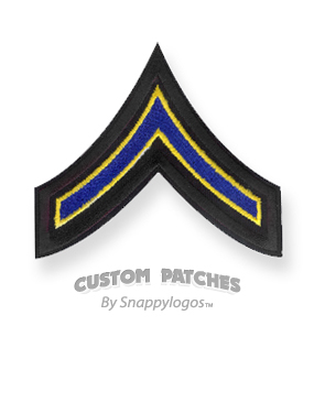 Black w/Royal Blue & Gold Stipes