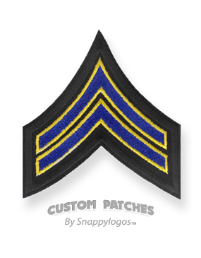 Black w/Royal Blue & Gold Stipes