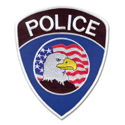 Police Shield w/eagle & Flag