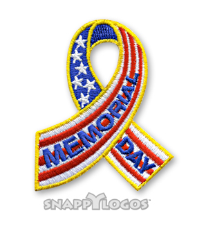 Memorial Day Ribbon Fun Patch