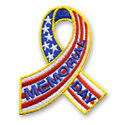 Memorial Day Ribbon Fun Patch
