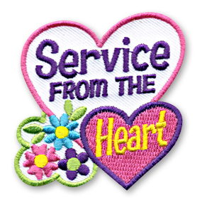 Service From The Heart Fun Patch