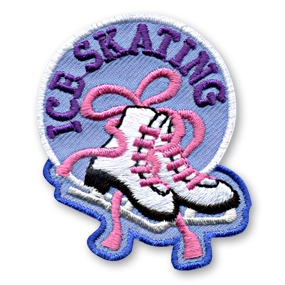 Ice Skating Fun Patch