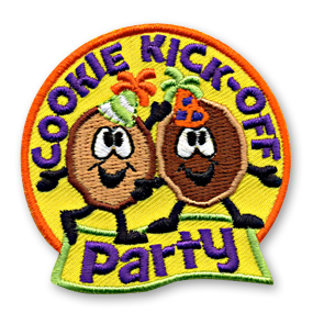 Cookie Kick-Off Party Fun Patch | Snappylogos, Inc.-Snappylogos.com