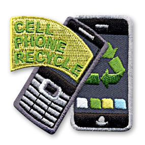 Cell Phone Recycle Fun Patch