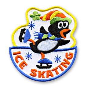 Ice Skating Fun Patch