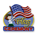Flag Ceremony (Girls) Fun Patch
