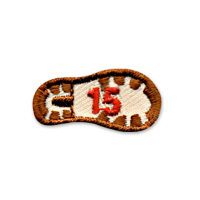 15 Miles - Boot Print Fun Patch