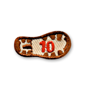 10 Miles - Boot Print Fun Patch