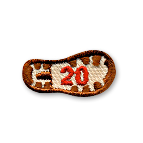 20 Miles - Boot Print Fun Patch