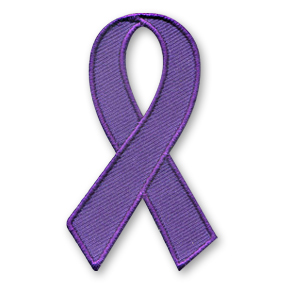 Purple Awareness Ribbon