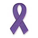 Purple Awareness Ribbon