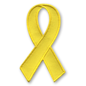 Yellow Awareness Ribbon