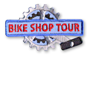 Bike Shop Tour Fun Patch