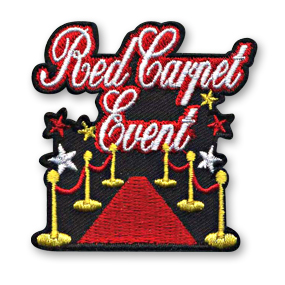 Red Carpet Event Fun Patch
