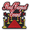 Red Carpet Event Fun Patch