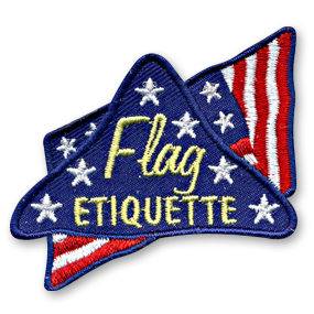 Flag Etiquette Fun Patch