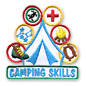 Camping Skills Fun Patch