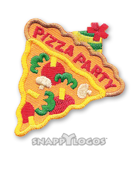 Pizza Party Fun Patch