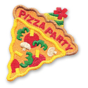 Pizza Party Fun Patch