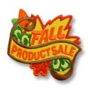 Fall Product Sale