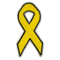 Yellow Awareness Ribbon (Solid Embroidered)