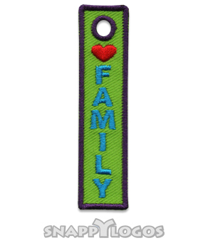 Love Family Tag with Clip